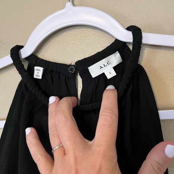 A.L.C Kinsa Silk Halter Neck Tank - Picture 5 of 9